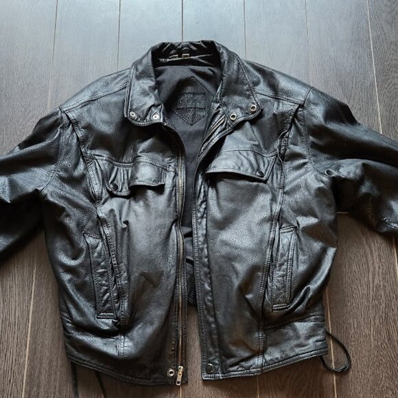 Other - Genuine Leather Biker Jacket